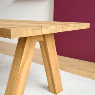 Table indoor/outdoor rectangulaire en teck L240 10 places ARONE - HELLIN