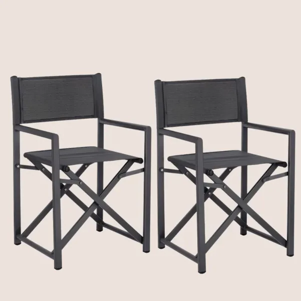 Chaise metteur en scène de jardin pliable (lot de 2) CABOURG - HELLIN