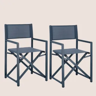 Chaise metteur en scène de jardin pliable (lot de 2) CABOURG - HELLIN