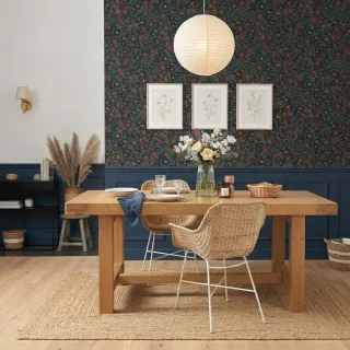 Table de ferme campagnarde en bois massif - Hellin