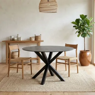 Table de salle à manger ronde en céramique L119 NEIVA - HELLIN