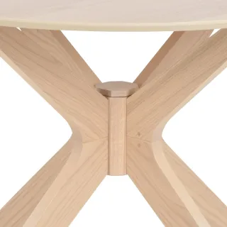 Table ronde scandinave en chêne L105 4 places ZELIA - HELLIN