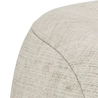 Fauteuil lounge pivotant en tissu beige NOVA - HELLIN