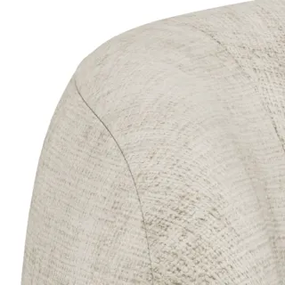 Canapé droit 2,5 places en tissu beige NOVA - HELLIN