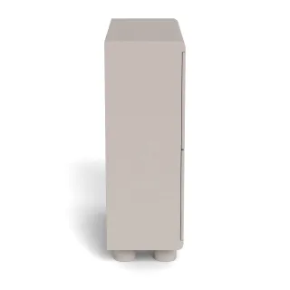 Buffet haut design 4 portes gris L100 MAGDA - HELLIN