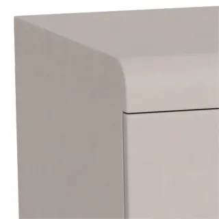 Buffet haut design 4 portes gris L100 MAGDA - HELLIN