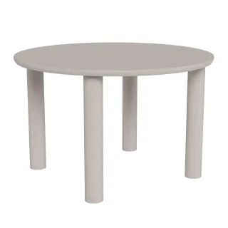 Table à manger ronde design L120 gris 4 places MAGDA - HELLIN
