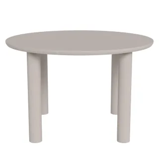 Table à manger ronde design L120 gris 4 places MAGDA - HELLIN