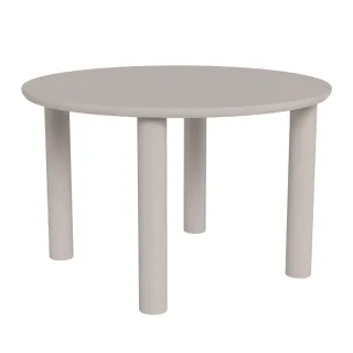 Table à manger ronde design L120 gris 4 places MAGDA - HELLIN