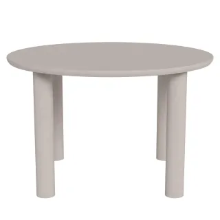 Table à manger ronde design L120 gris 4 places MAGDA - HELLIN