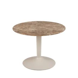Table basse ronde en céramique marron L60 MARSA - HELLIN