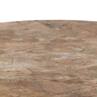 Table basse ronde en céramique marron L60 MARSA - HELLIN