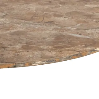Table basse ronde en céramique marron L60 MARSA - HELLIN
