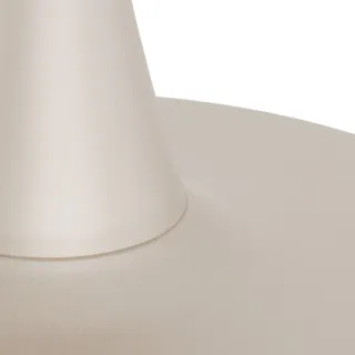 Table ronde en céramique beige L90 4 places MARSA - HELLIN