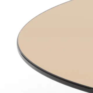 Table basse ronde D80 en verre LUMA - HELLIN
