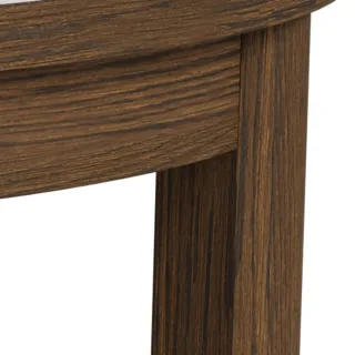 Table en céramique et chêne fumé 4 places D120 SIMONE - HELLIN