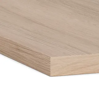 Table ronde extensible en chêne blanchi L120/220 4/6 places ALISIA - HELLIN