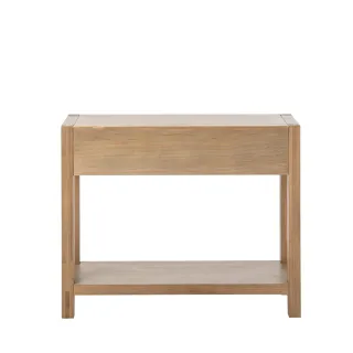 Console en bois naturel avec 2 tiroirs BASTIDE - HELLIN