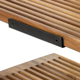Etagère murale en bois recyclé L50 (lot de 2) SIENA - HELLIN