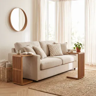 Bouts de canapé en bois recyclé H65 (lot de 2) SIENA - HELLIN