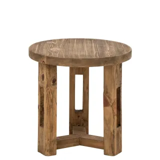 Table d'appoint ronde bois recyclé D60 ONDINE - HELLIN