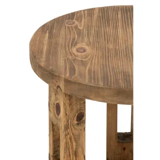 Table d'appoint ronde bois recyclé D60 ONDINE - HELLIN