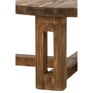Table basse ronde bois manguier recyclé D105 ONDINE - HELLIN