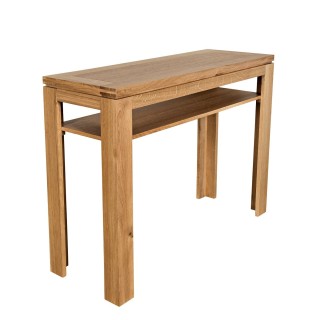 Console et table d'appoint en chêne clair - Hellin