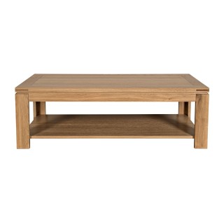 Table basse moderne en bois massif. Chene de France - HELLIN