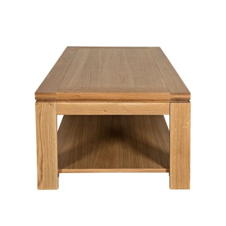 Table basse moderne en bois massif. Chene de France - HELLIN
