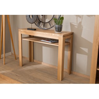 Console et table d'appoint en chêne clair - Hellin