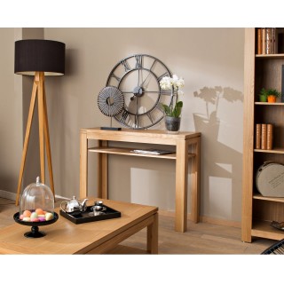 Console et table d'appoint en chêne clair - Hellin