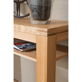 Console et table d'appoint en chêne clair - Hellin