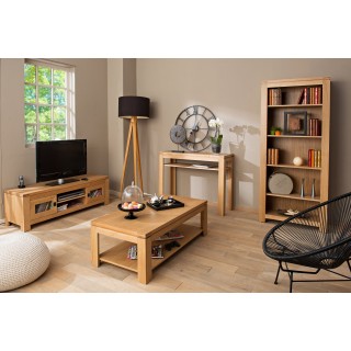 Bibliothèque bois chêne clair - gamme Boston - Hellin