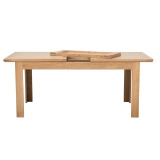 Table rectangulaire extensible Boston : 2 allonges | Hellin