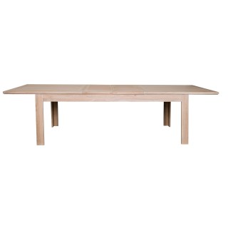 Table extensible rectangulaire avec 2 allonges centrales | Hellin