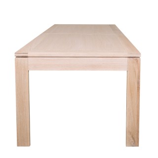 Table extensible rectangulaire avec 2 allonges centrales | Hellin