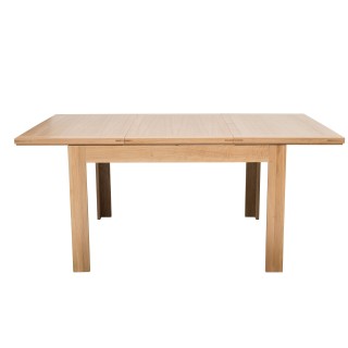 Table extensible carrée en chêne clair / collection Boston