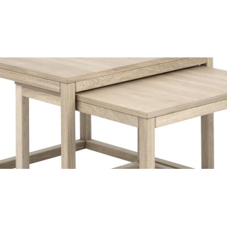 Table basse carrée en chêne - modèle gigogne - HELLIN