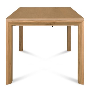 Table rectangulaire extensible en bois massif : 6 personnes