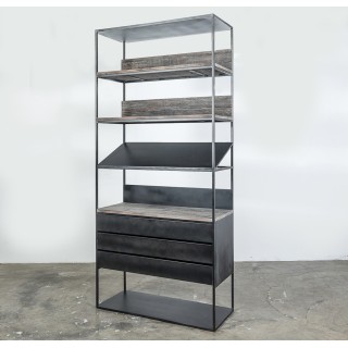 Bibliothèque 3 tiroirs - Riva - Hellin