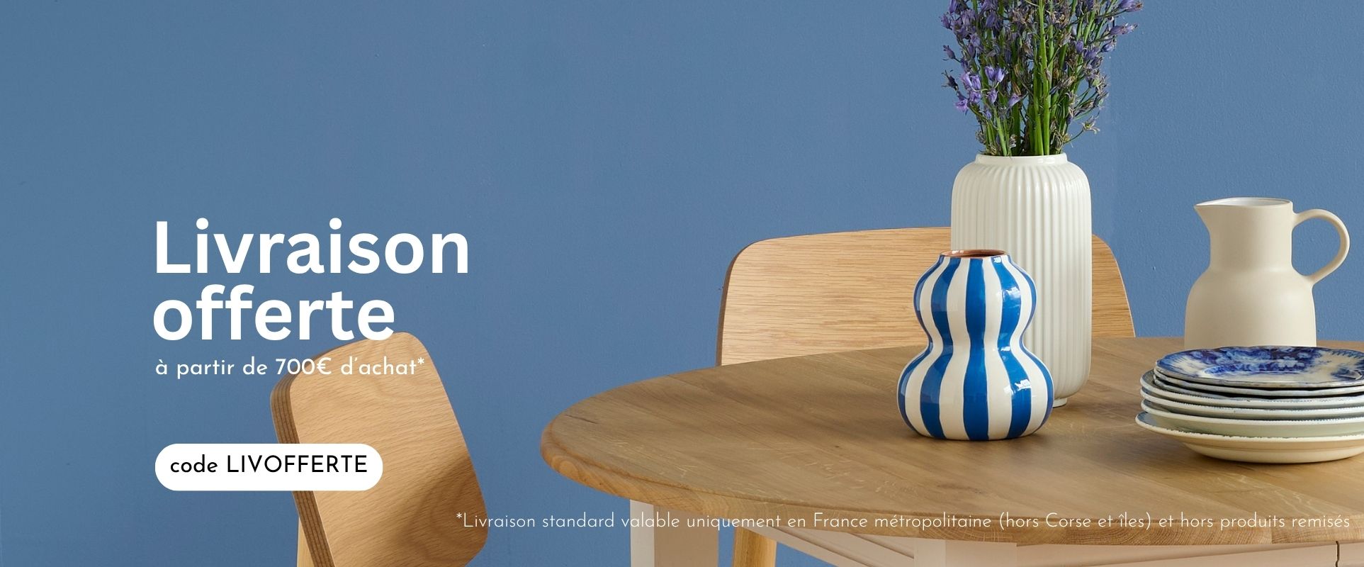 Livraison standard offerte &agrave; partir de 700&euro; HELLIN