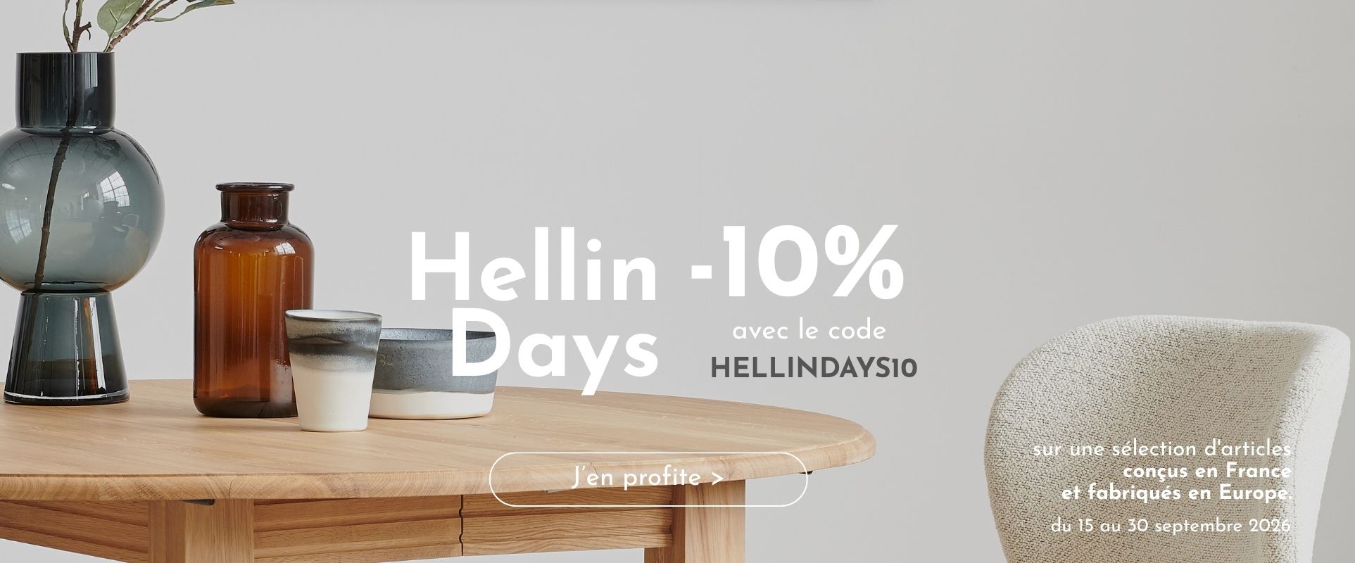 Hellin Days -10% -10% sur une sélection d'articles