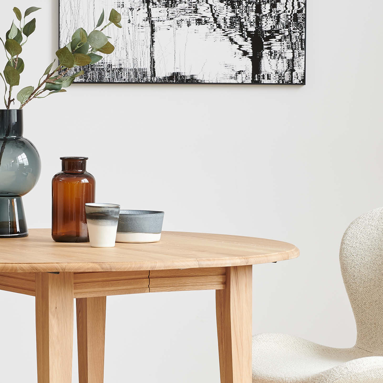 Table ronde extensible fermé Victoria