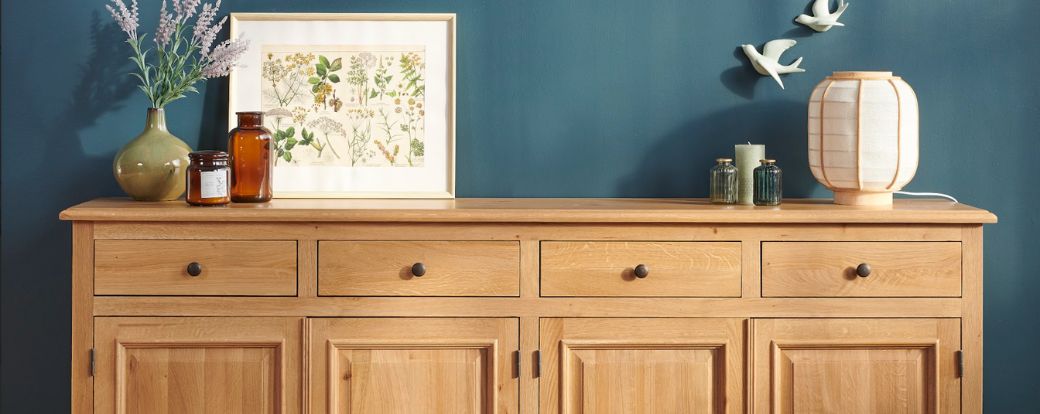 Buffet De Cuisine Grando Blanc & Gris 180cm | A&C Meubles Center