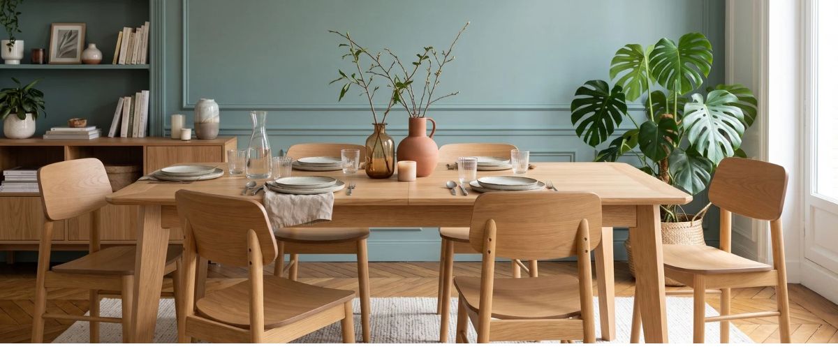 tABLE EXTENSIBLE EN CHËNE joyce