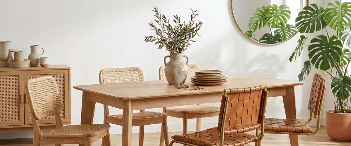 tABLE EXTENSIBLE EN CHËNE joyce