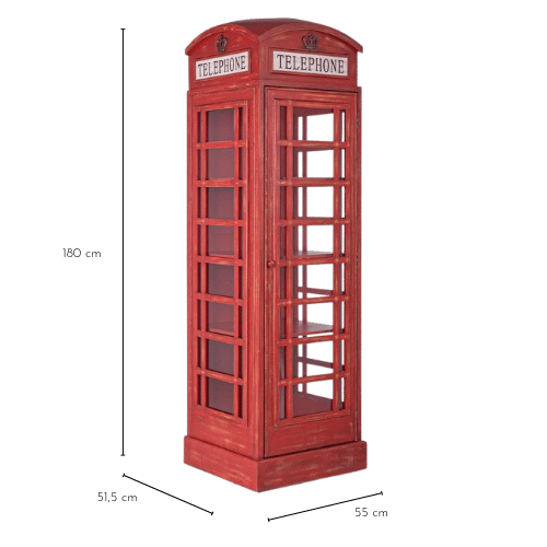 Dimensions de la bibliothèque LONDON