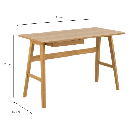 Dimensions du bureau BARNELL