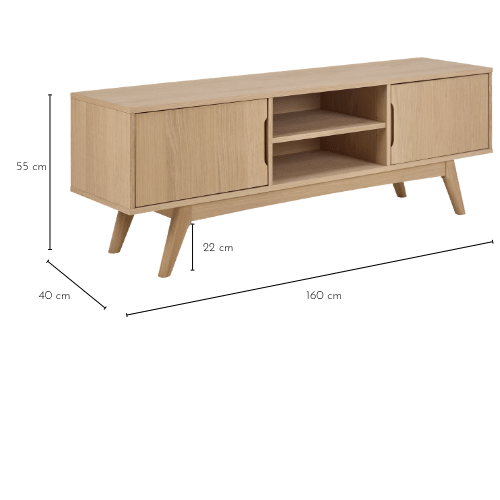 Dimensions meuble TV MARTINE